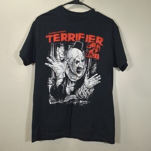 Terrifier 2 Horror Graphic Black T-Shirt , Size M